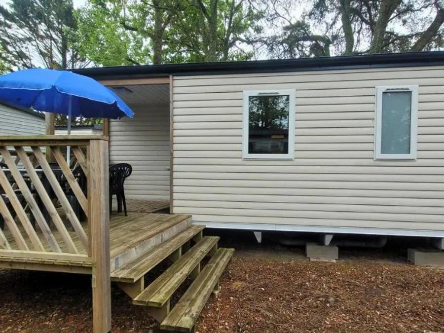 Mobilhome 6 personnes - Mobil Home Aqua 2ch 4/6pers Terrasse Semi-Couverte TV 2