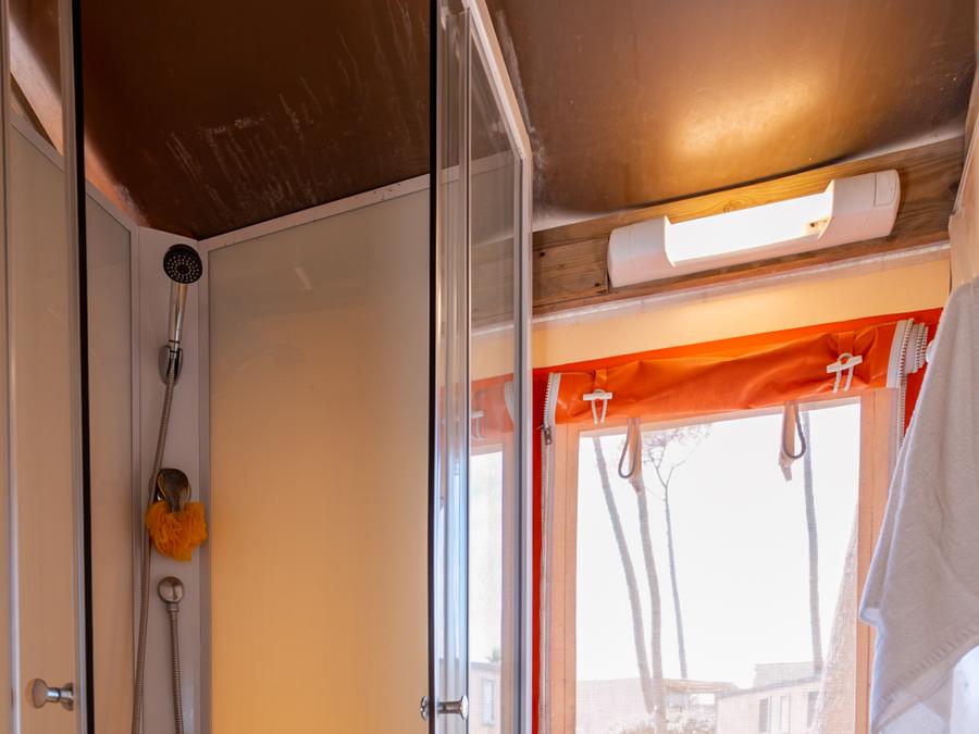 Tente en toile et en bois 5 personnes - RESASOL - 2 chambres 10