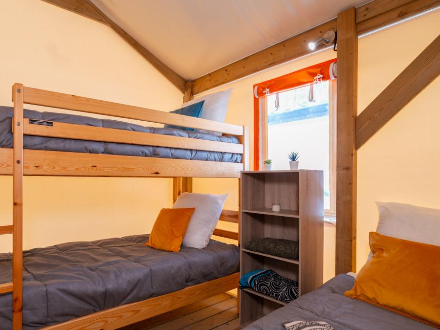 Tente en toile et en bois 5 personnes - RESASOL - 2 chambres 13