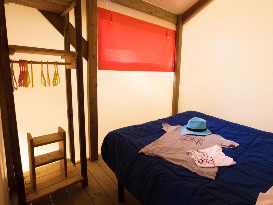 Tente en toile et en bois 5 personnes - RESASOL - 2 chambres 2