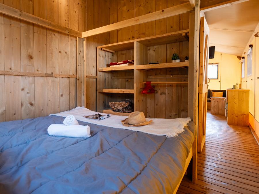 Tente en toile et en bois 5 personnes - ECOLUXE - 2 chambres 14