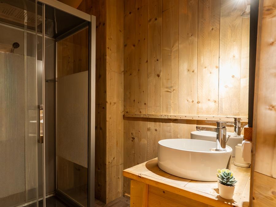 Tente en toile et en bois 5 personnes - ECOLUXE - 2 chambres 16