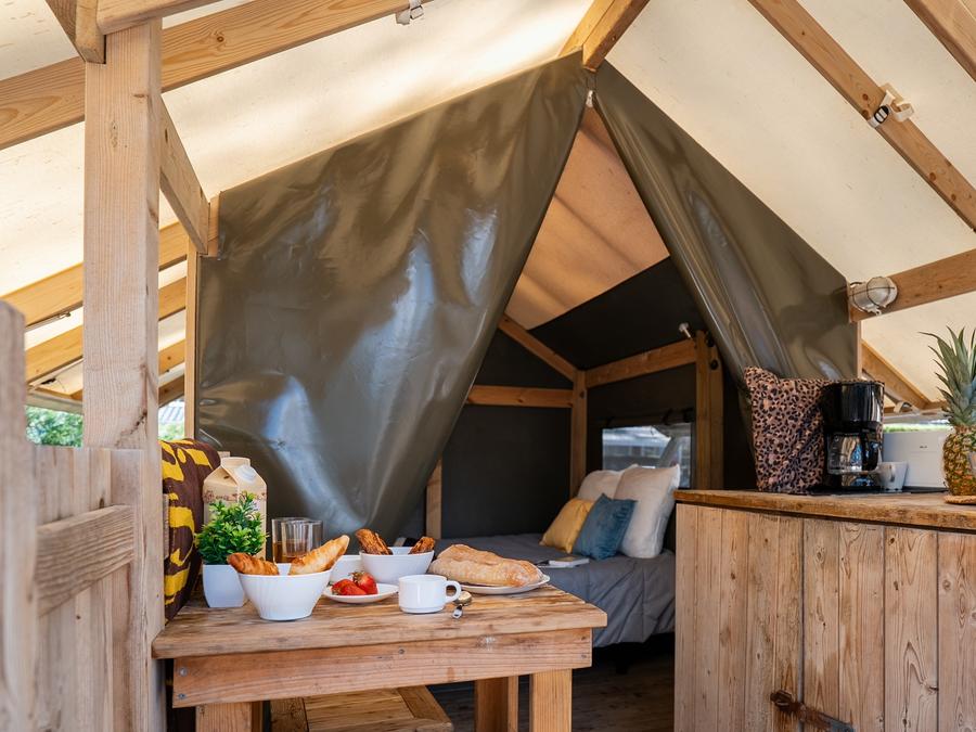 Tente en toile et en bois 2 personnes - DUO (sans sanitaires) 6