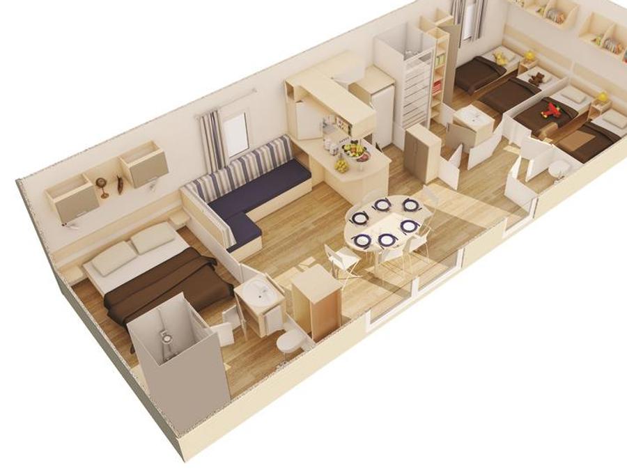 Mobilhome 6 personnes - Geant 11