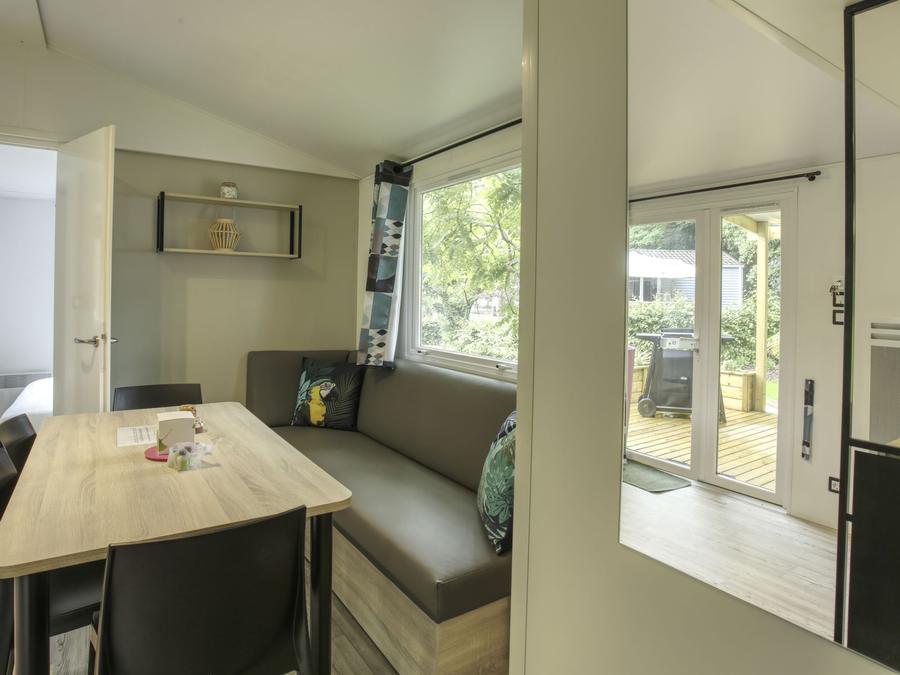 Mobilhome 6 personnes - Cottage Atlantique 3 chambres + 2 salles de bain 40m² + Spa 14