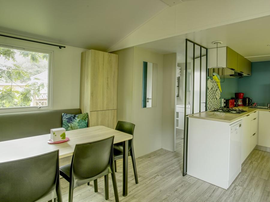 Mobilhome 6 personnes - Cottage Atlantique 3 chambres + 2 salles de bain 40m² + Spa 13