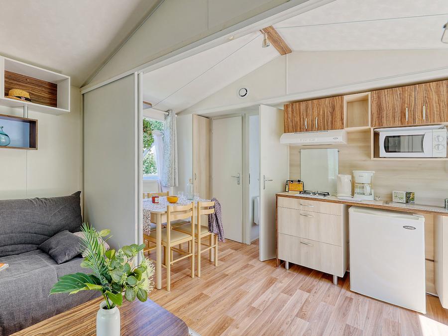 Mobilhome 2 personnes - Cottage Berlingot 1 chambre 22 m² 2