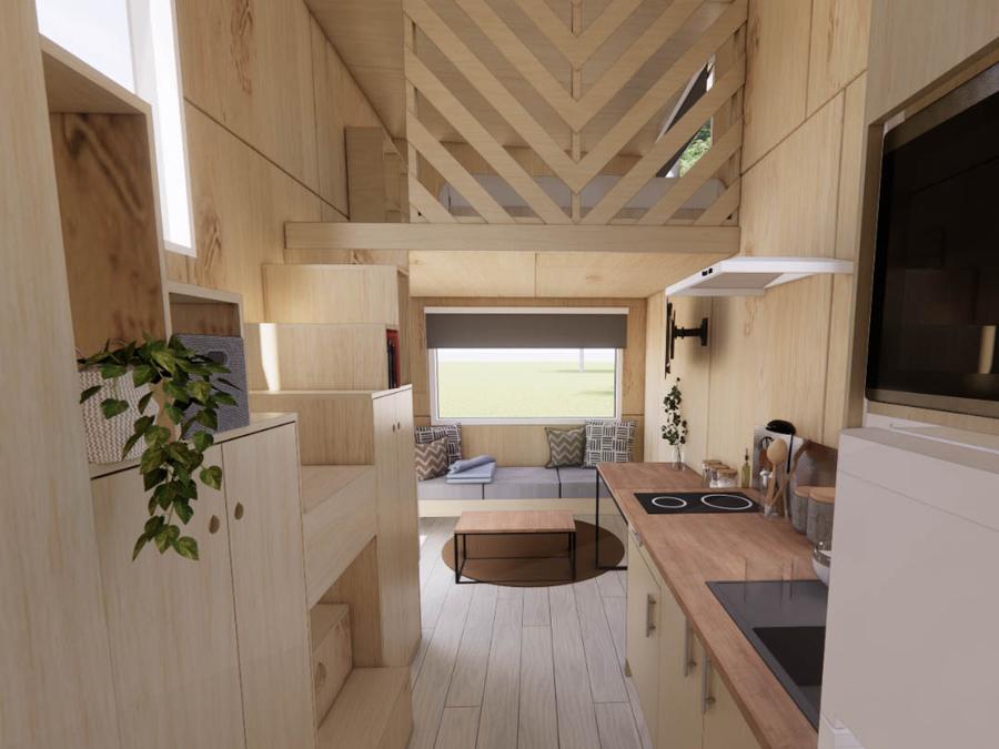 Hébergement 4 personnes - Tiny House 1