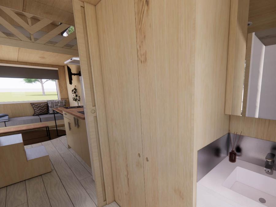 Hébergement 4 personnes - Tiny House 5