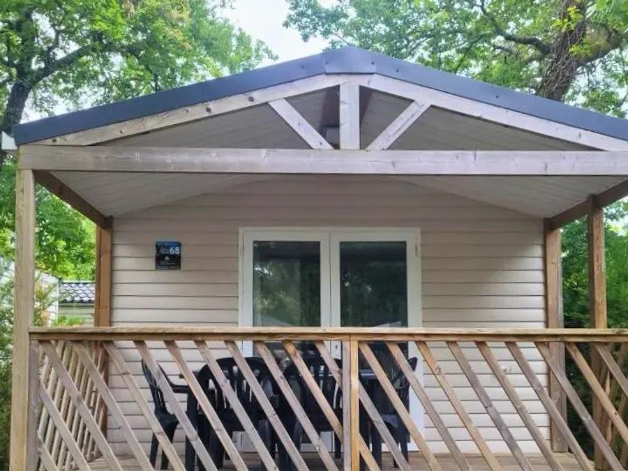 Mobilhome 6 personnes - Mobil Home Aqua 2ch 4/6p Terrasse Bay TV 0
