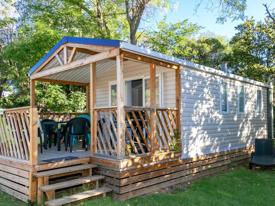 Mobilhome 6 personnes - MH2 Premium + terrasse 8 m², avec sanitaires 1