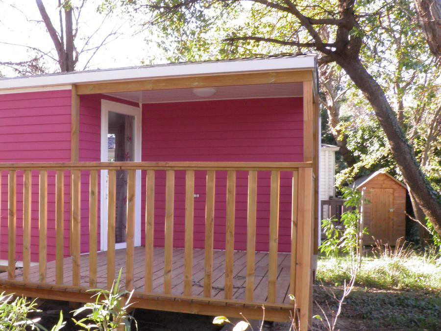 Mobilhome 4 personnes - MH2 Confort* 27 m² + lit double en 160, avec sanitaires 8