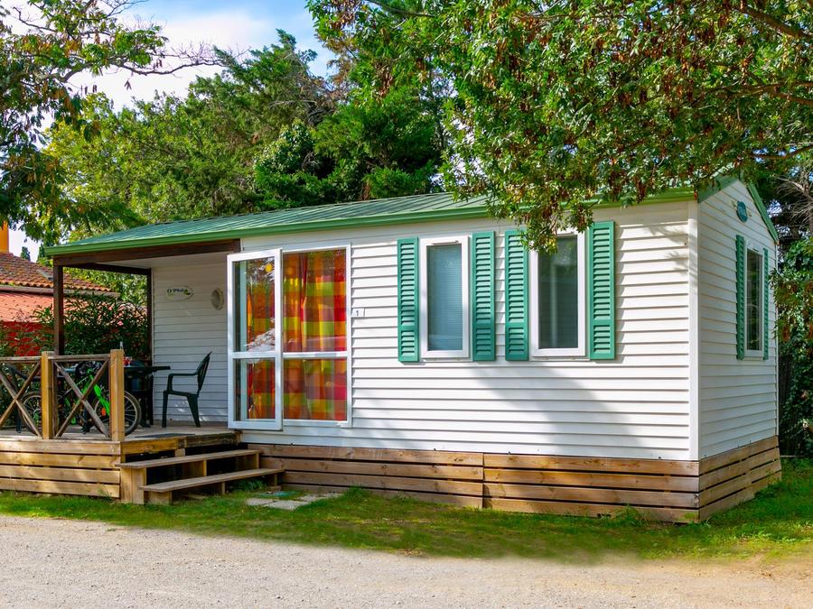 Mobilhome 4 personnes - MH2 Confort 27 m² + clim, avec sanitaires 2
