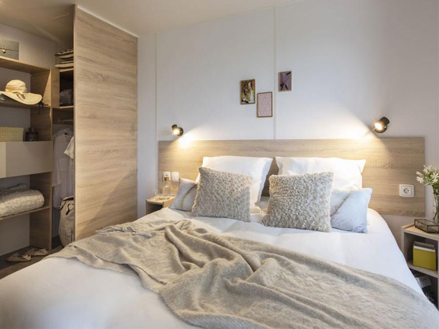 Mobilhome 6 personnes - Premium 36m² 2 chambres - Terrasse couverte + TV + LV + Plancha 4/6 pers. 8