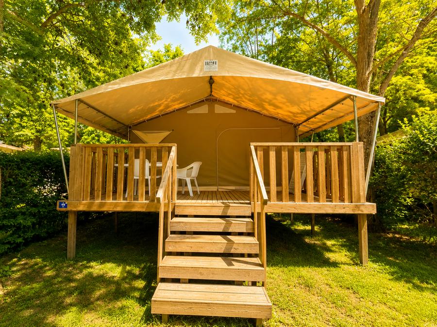 Tente en toile et en bois 4 personnes - Lodge Canada 7