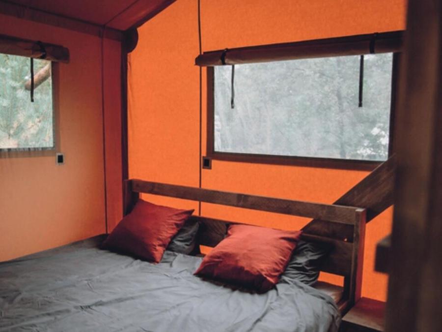 Tente en toile et en bois 5 personnes - Lodge 3 Pièces 5 Personnes 3