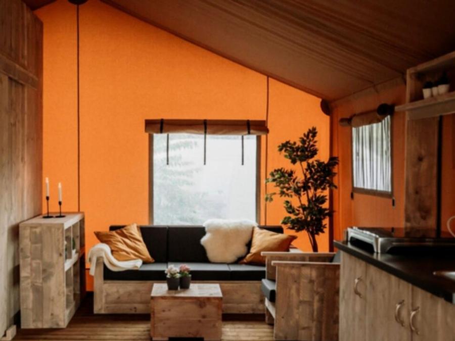 Tente en toile et en bois 5 personnes - Lodge 3 Pièces 5 Personnes 5