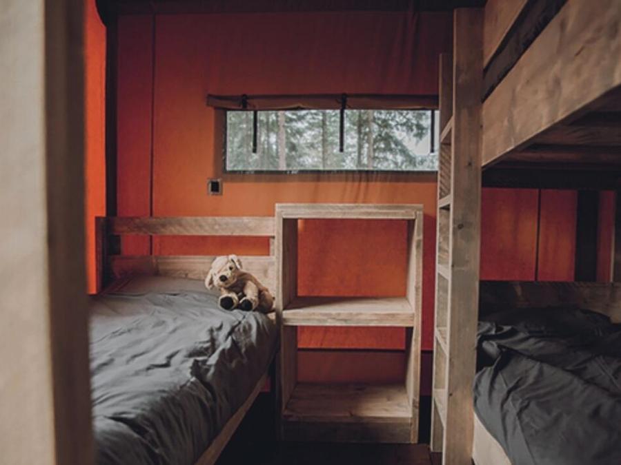 Tente en toile et en bois 5 personnes - Lodge 3 Pièces 5 Personnes 4