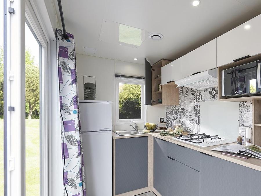 Mobilhome 4 personnes - Parc N°7 - Terrasse Couverte - 2 chambres 2