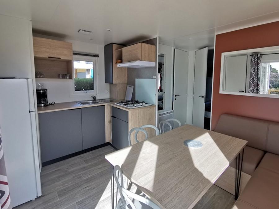 Mobilhome 6 personnes - Mobil-home Tranquillou - 3 chambres + Terrasse couverte - 34 m² 2