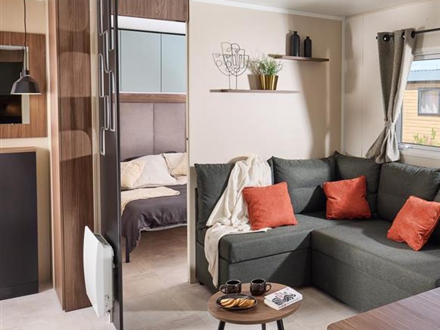 Mobilhome 4 personnes - Mobil-home Premium Bord de Seine - 202 - 2 chambres 2