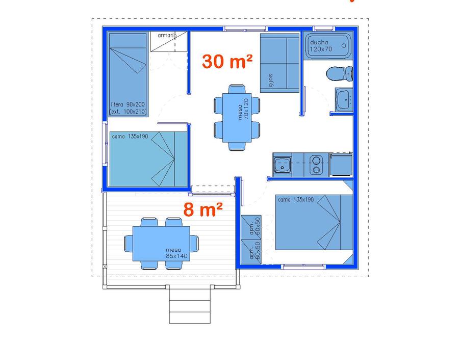 Chalet 6 personnes - Nature 5