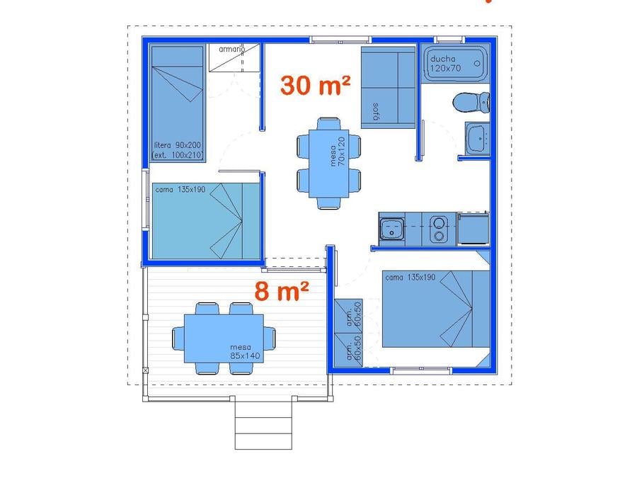 Chalet 6 personnes - Natura 16