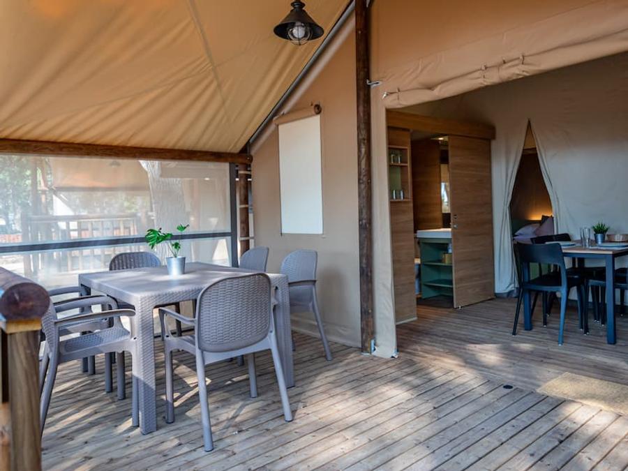 Tente en toile et en bois 5 personnes - Safari Savannah 6