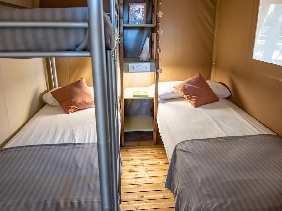 Tente en toile et en bois 5 personnes - Safari Savannah 5