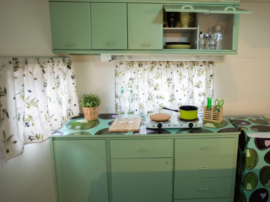 Caravane 4 personnes - Verde Oliva sans sanitaires 2