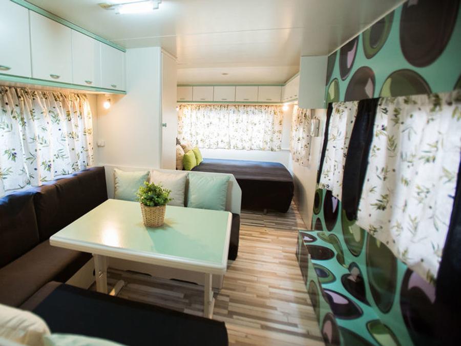 Caravane 4 personnes - Verde Oliva sans sanitaires 3