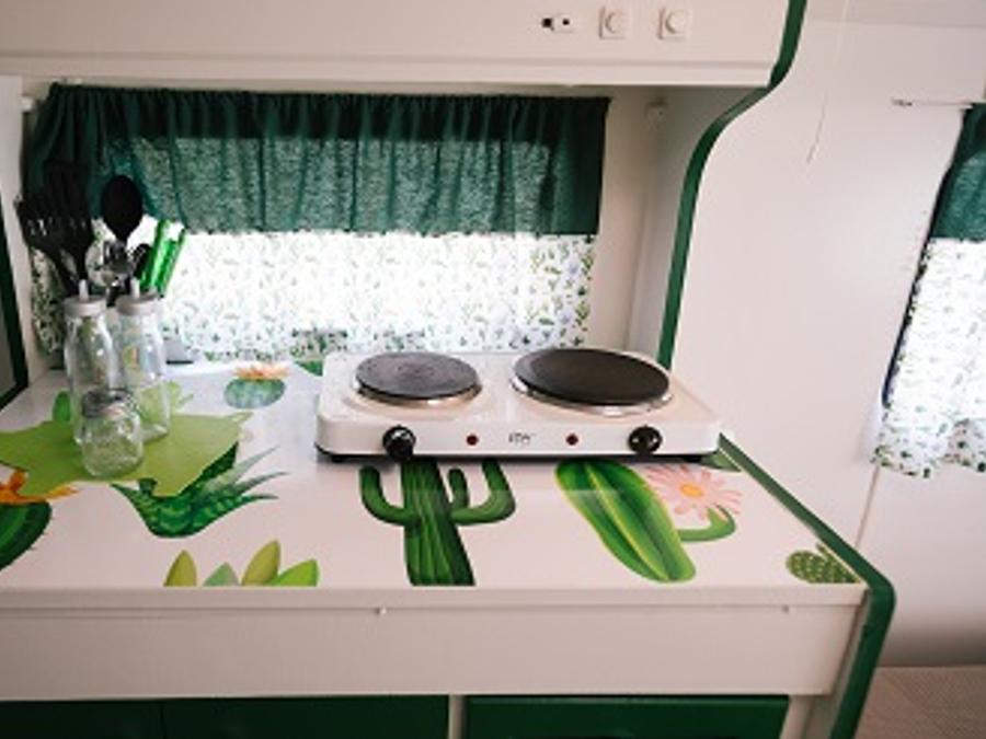 Caravane 4 personnes - CACTUS, sans sanitaires 2