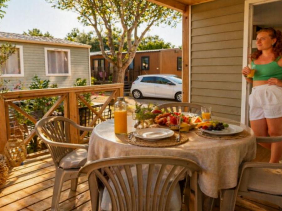 Mobilhome 4 personnes - 4 PERS VUE ETANG 9