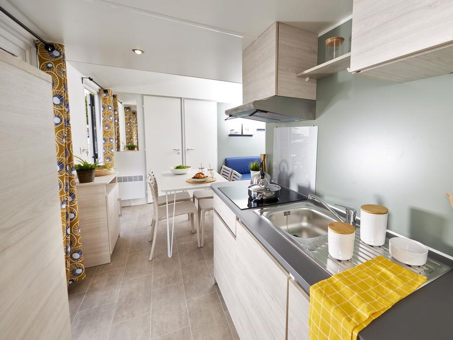 Mobilhome 4 personnes - Mobil-home 28m² - 2 chambres - avec TV 1