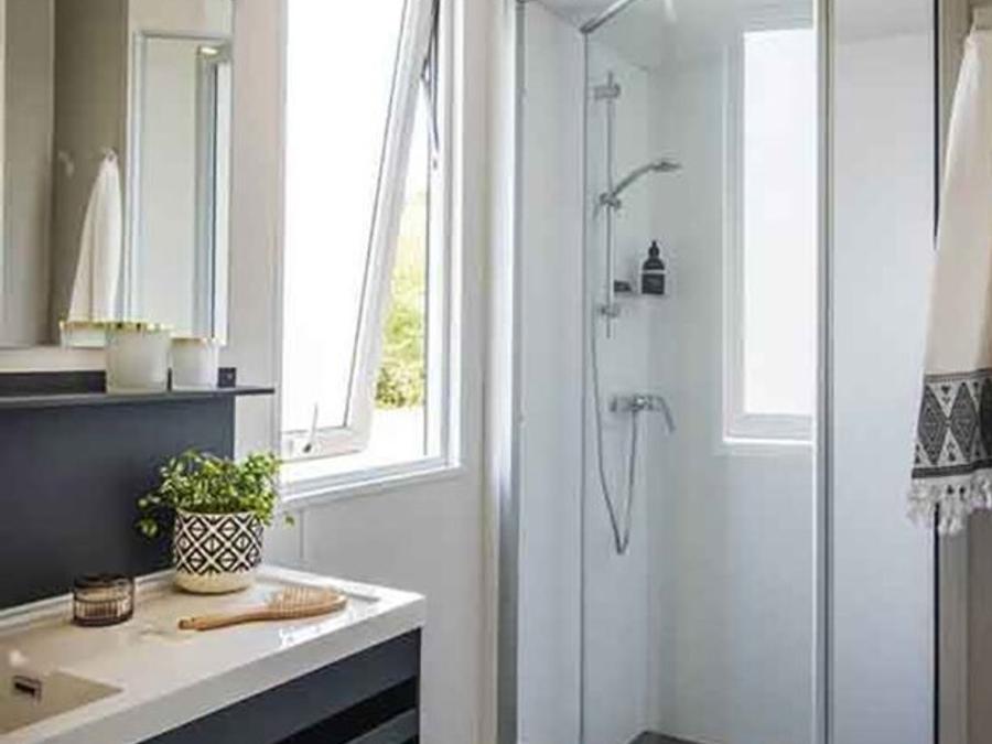 Mobilhome 3 personnes - Living 28m² - 2 chambres - clim 3
