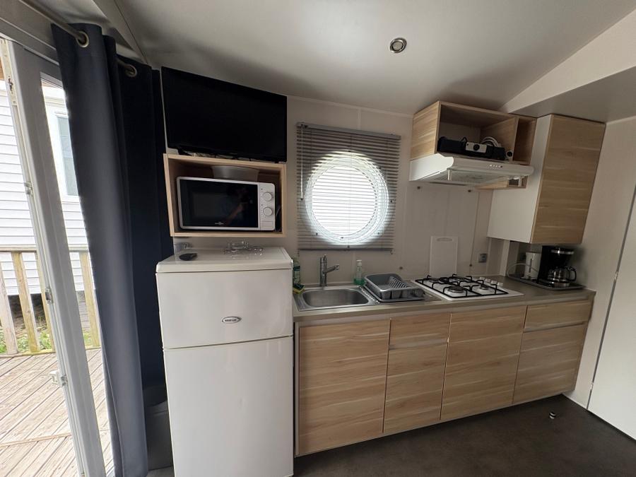 Mobilhome 4 personnes - Mobil home Confort 2 CH O'hara Terrasse integrée 0