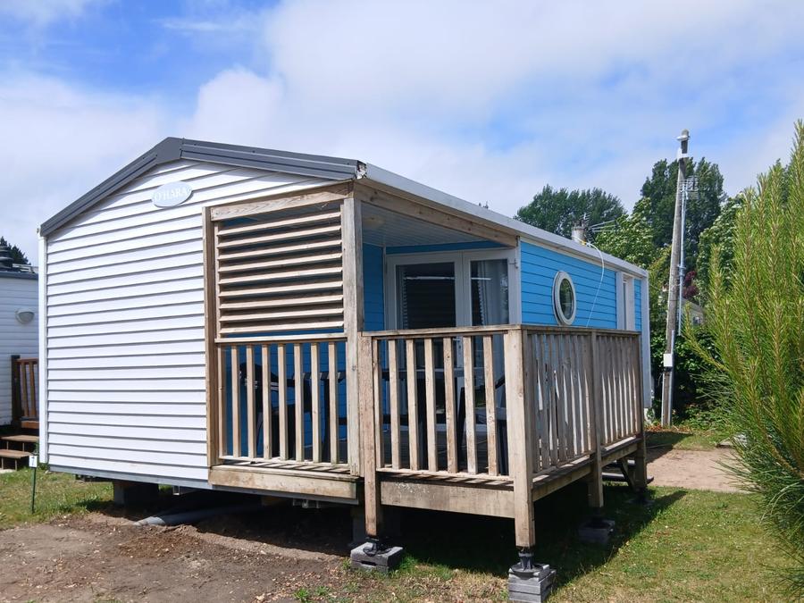 Mobilhome 4 personnes - Mobil home Confort 2 CH O'hara Terrasse integrée 5