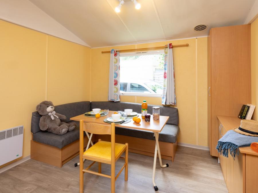 Mobilhome 4 personnes - CLASSIQUE TERRASSE COUVERTE 27M² dim/dim 2