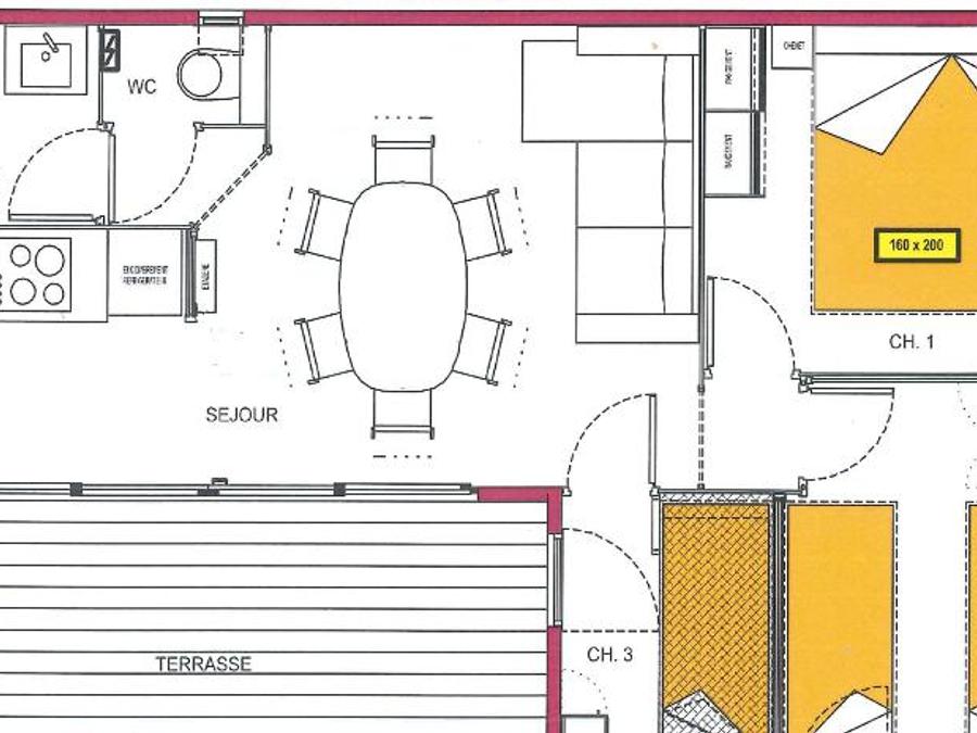 Chalet 6 personnes - Privilège 4 adultes + 2 enfants Prestige 2