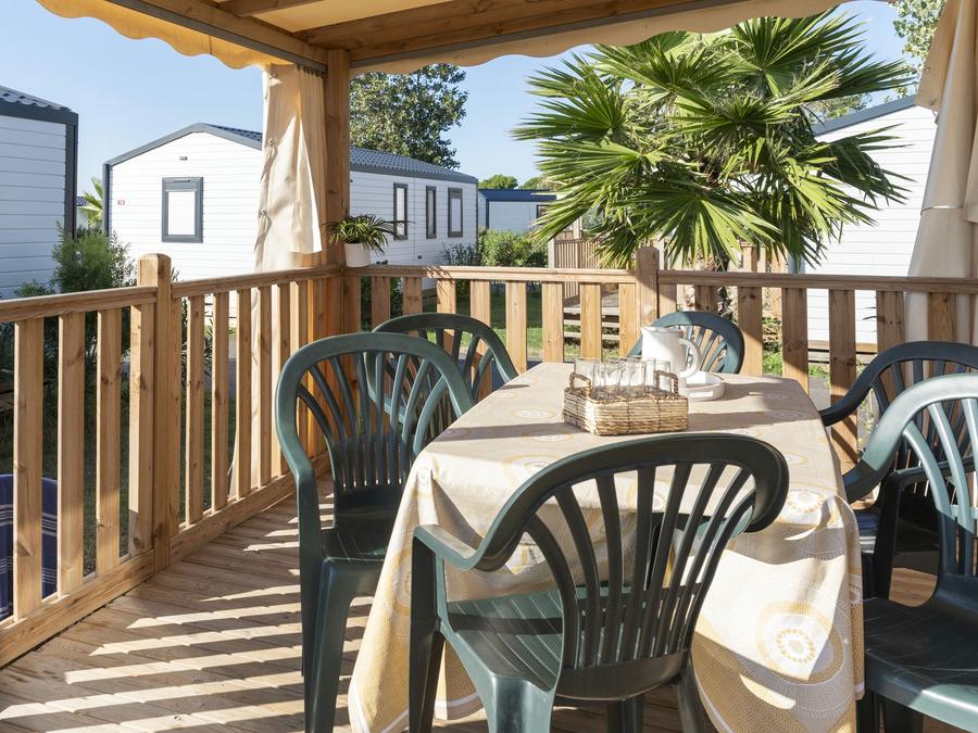 Mobilhome 6 personnes - COTTAGE - 3 Chambres - TV - CLIM - LV 9