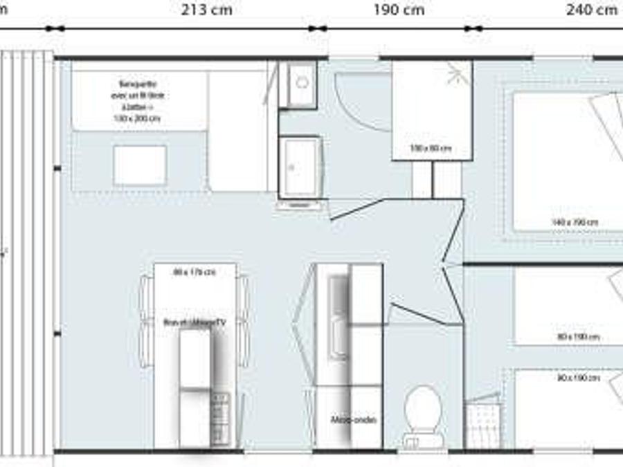 Bungalow 2 personnes - SUNSET - Prix pour 2 personnes 9