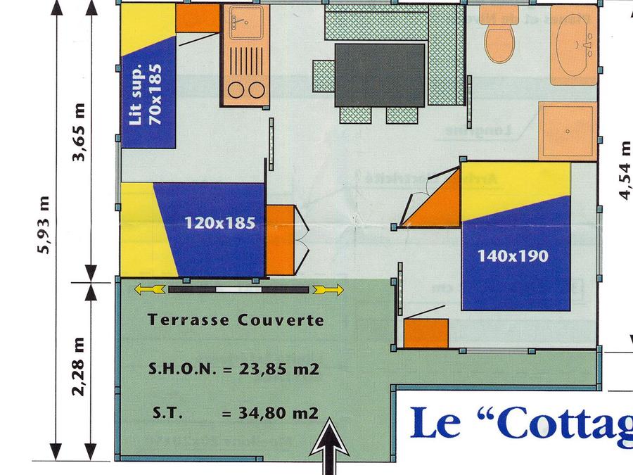 Chalet 6 personnes - HLL COTTAGE - 2 chambres 5
