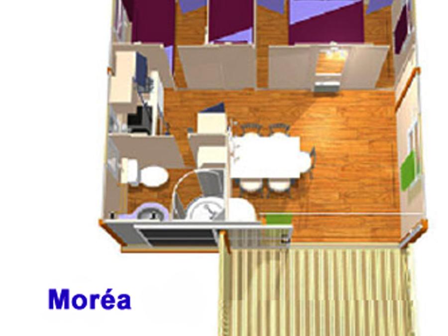 Chalet 5 personnes - HLL CLUB //MOREA - 2 chambres 7