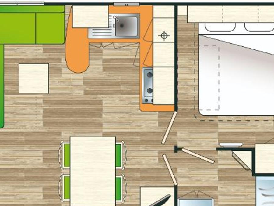 Mobilhome 4 personnes - SUPER TITANIA 32m² 3