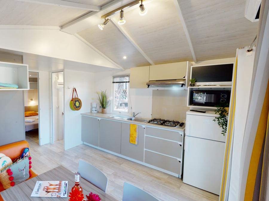 Mobilhome 4 personnes - Panoramique - 24m² - 2 chambres 2