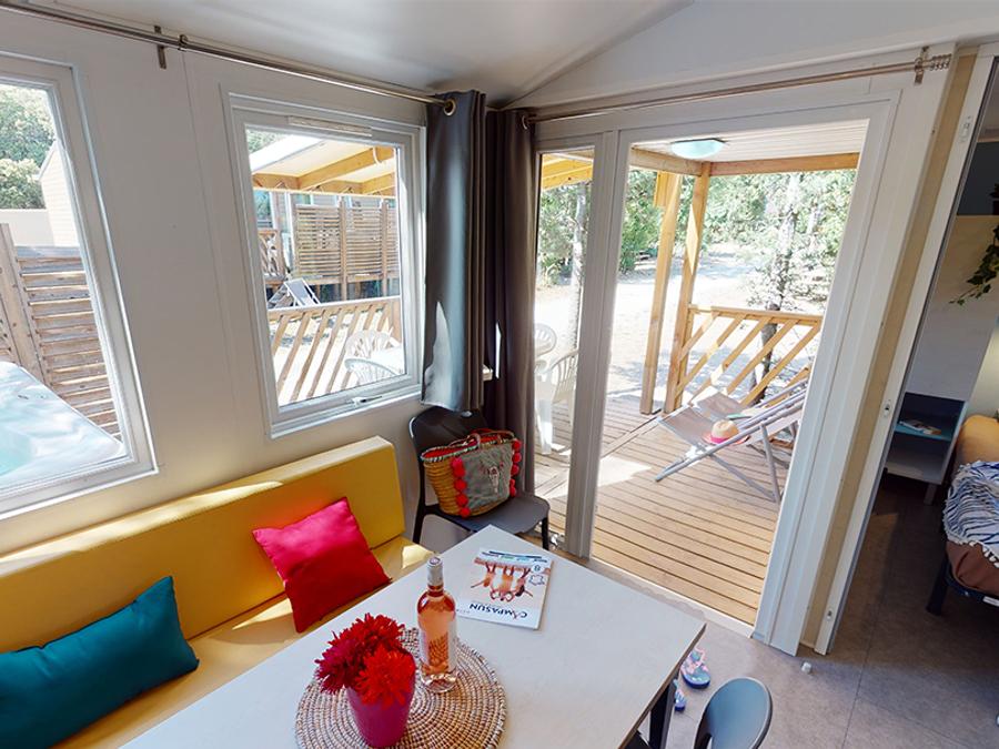Mobilhome 6 personnes - Vaucluse - 28m² - 3 chambres + Jacuzzi 9