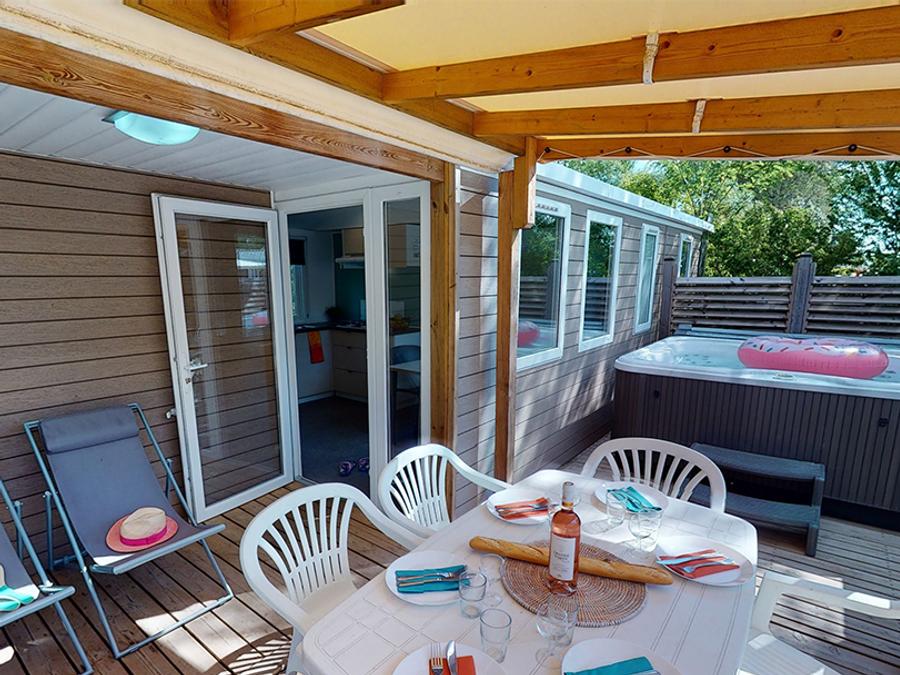 Mobilhome 6 personnes - Vaucluse - 28m² - 3 chambres + Jacuzzi 8