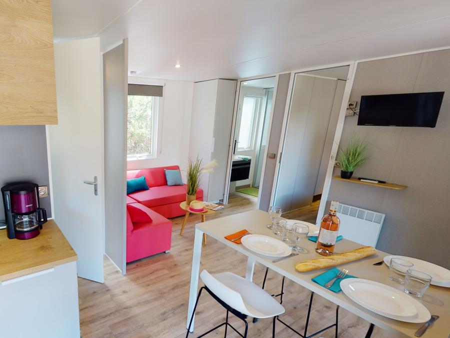 Mobilhome 4 personnes - Lourmarin - 32m² - 2 chambres 3