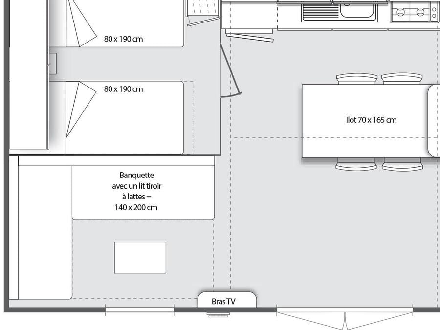 Mobilhome 5 personnes - PREMIUM 10