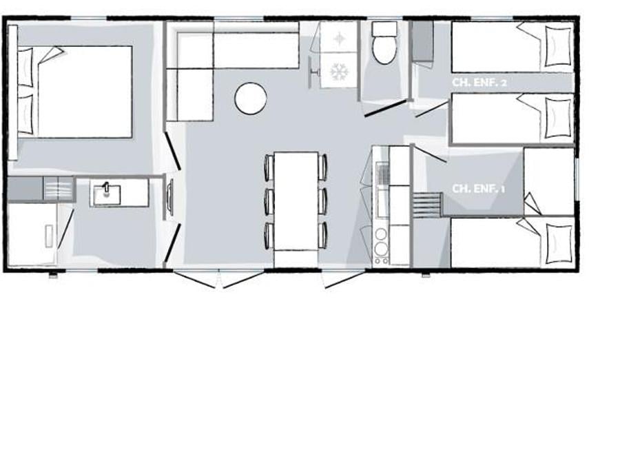 Mobilhome 7 personnes - XL PREMIUM 11